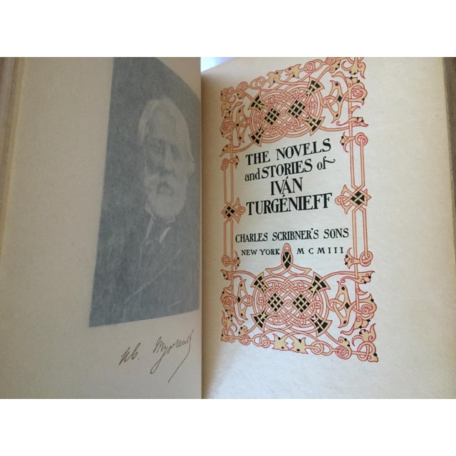 Early 20th Century Antique Volume Set, Novels and Stories of Ivan