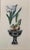 Vintage Chinese Still Life Silk Embroidery Needlework Potted Flower in a Compote For Sale - Image 4 of 6