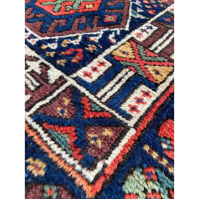 Antique Kurdish Rug, 1890s For Sale - Image 10 of 18