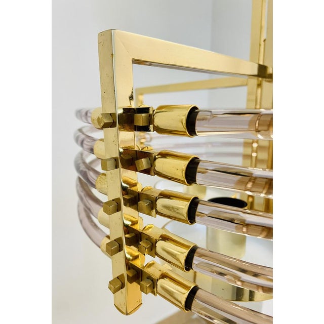 Chandelier by Gaetano Sciolari for Sciolari, 1980s For Sale - Image 8 of 18