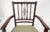 Berkey & Gay Pair of Very Fine Carved Mahogany Open Arm Faux Bamboo Arrows Armchairs MINT For Sale - Image 4 of 16