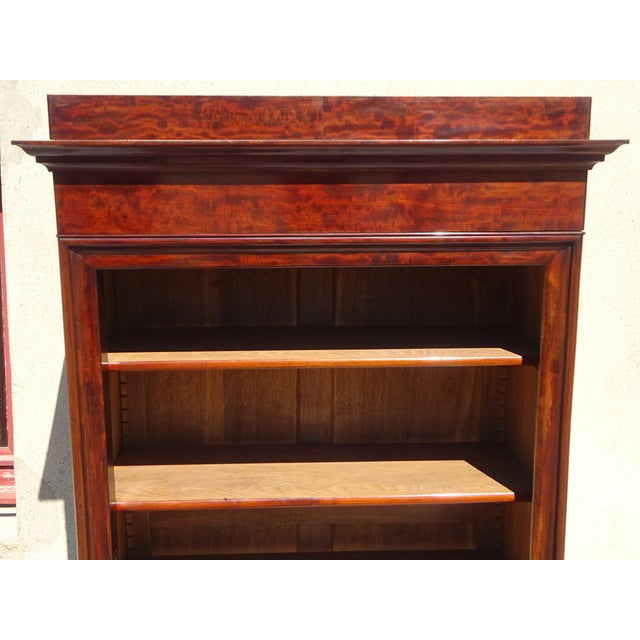 Louis Philippe Mahogany Bookcase For Sale - Image 3 of 18