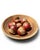 A wonderfully surreal and highly textural 8-piece vintage wooden centerpiece set. This collection includes seven hand-...
