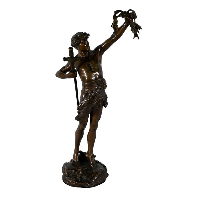 Franck Lemoine, Victoria, Early 1900s, Bronze For Sale