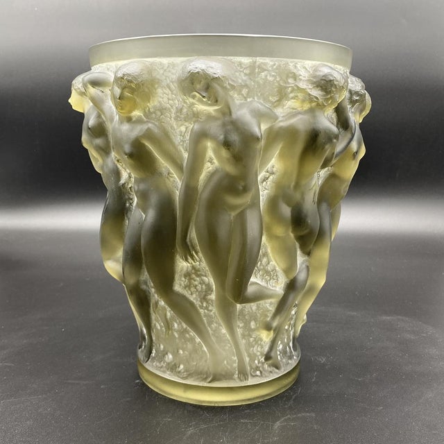 Bacchantes Vase in Gray Glass, 1924 For Sale - Image 6 of 16