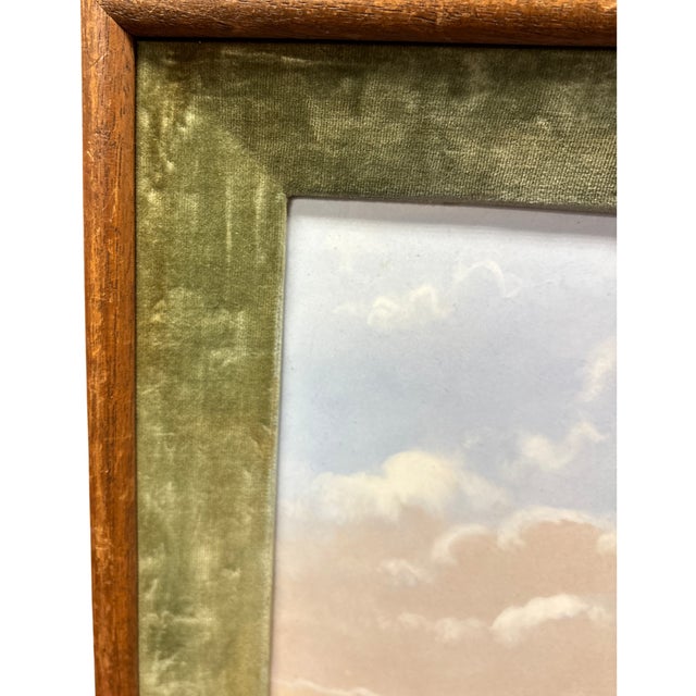Late 19th Century Signed by E. Buffet Victorian Oil on Porcelain Painting of a River Scene For Sale - Image 11 of 12