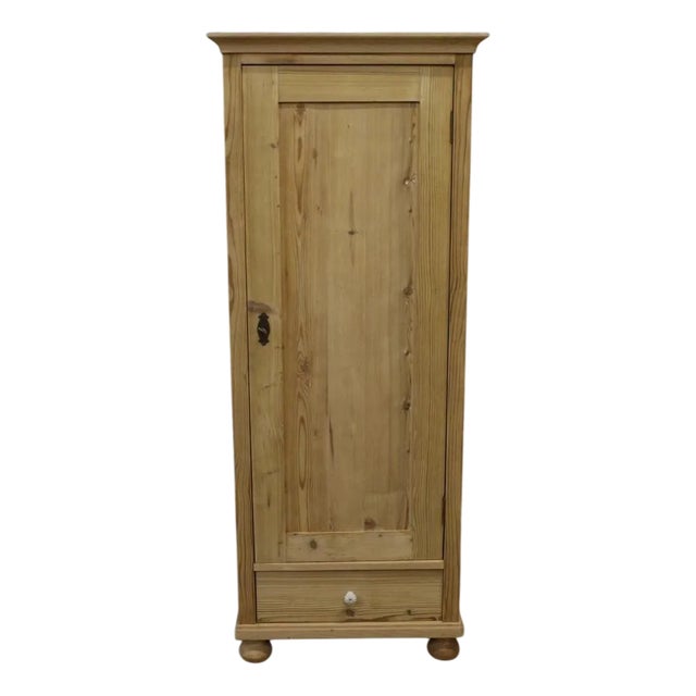 Spruce Pillar Cabinet, 1920s For Sale