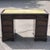Pedestal Desk in Mahogany with Green Leather Top For Sale - Image 4 of 10