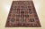 Cabin Yalameh Rug 5'1'' X 6'10'' Multicolor Wool Vintage Tribal Hand-Knotted Carpet For Sale - Image 3 of 12