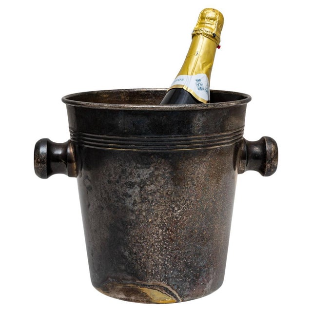 20th Century French Silver Plated Champagne Bucket For Sale - Image 15 of 18