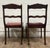 Vintage Mahogany Rose Back Regency Style Needlepoint Dining Side Chairs - Pair For Sale - Image 10 of 11