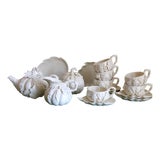 Vintage Porcelain Coffee Set by Henriette, 1990s, Set of 10 For Sale