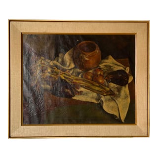 1920's Carl Jacoby " Still Life " Oil on Canvas Painting For Sale