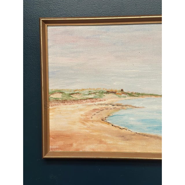 Mid-Century Modern Svan Öberg, Coast, 1960s, Oil Painting on Canvas, Framed For Sale - Image 3 of 13