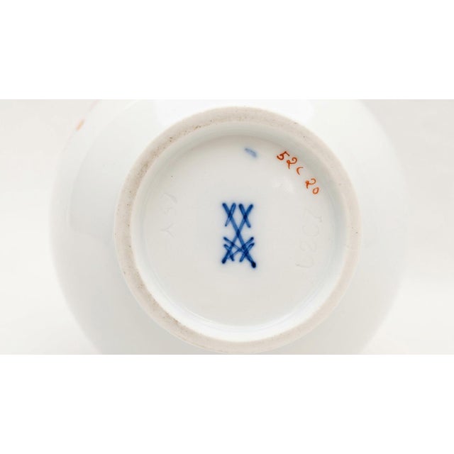 Modern Indisch Rot Baluster Vase from Meissen, 1960 For Sale - Image 3 of 5
