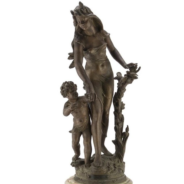 Onyx and antimony clock is an original decorative object realized in France in the end of the 19th century. Original...