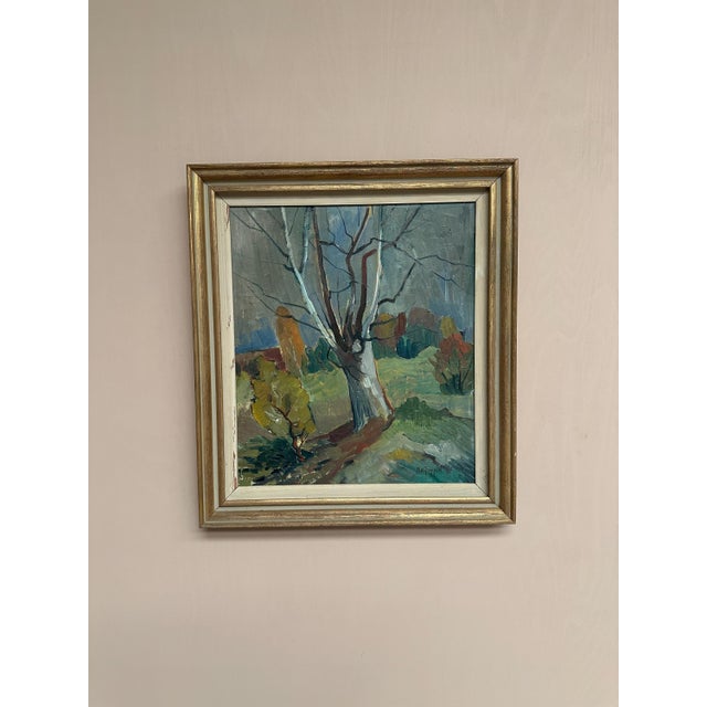Bo Alnerud, Tree, 1947, Oil on Panel For Sale - Image 9 of 18