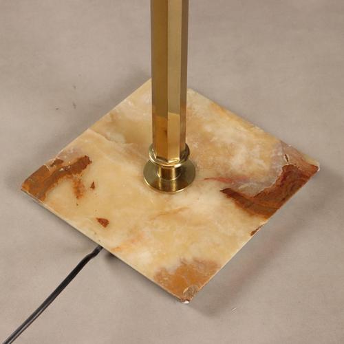 Gilt Floor Lamp, 1980s For Sale - Image 10 of 11