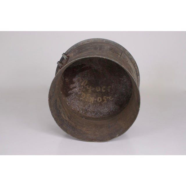 Metal Rain Drum in Bronze For Sale - Image 7 of 9