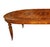 Wood 1950's Italian Marquetry Oval Dining Table With Musical Inlay & Extension Leaves For Sale - Image 7 of 10