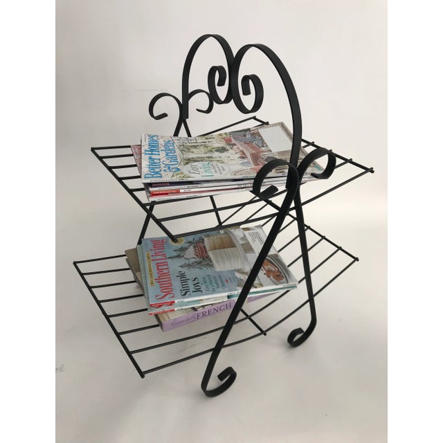 Mid Century Magazine Rack Chairish