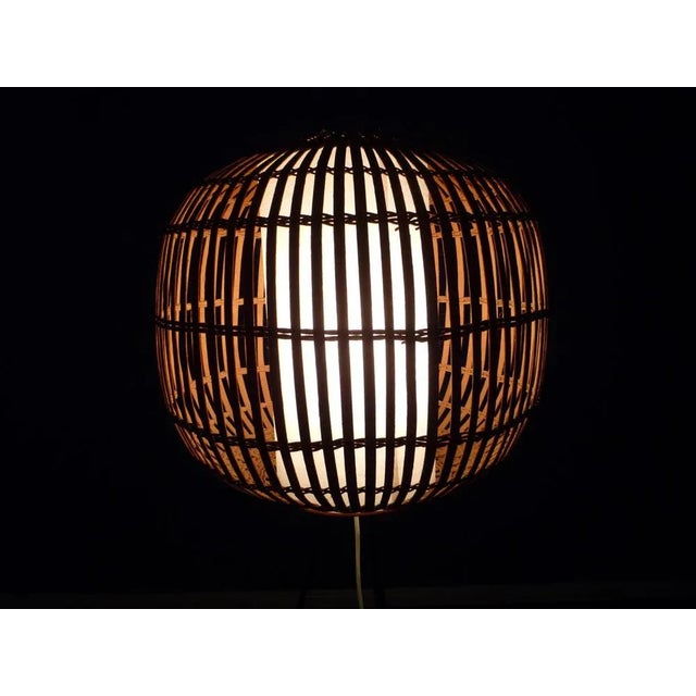 Black Mid-Century Tripod Floor Lamp, 1960s For Sale - Image 8 of 11