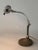 Vintage 1940s Industrial Deco Period Brown Wrinkle Finished and Chromed Adjustable Desk Lamp For Sale In San Francisco - Image 6 of 6