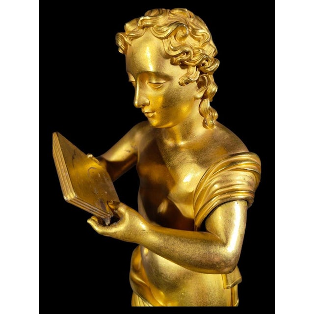 Baccarat Crystal and Gilt Bronze Figurine, 1830s For Sale - Image 6 of 16