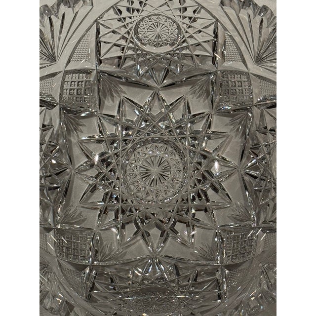 Late 19th Century Late 19th Century American Brilliant Period Matching Crystal Bowls - a Pair For Sale - Image 5 of 12