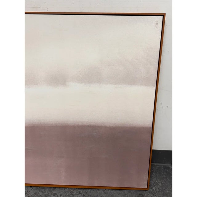 Pink Olive & Oak Interiors Created Contemporary Artwork, Framed For Sale - Image 8 of 13