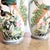 Ceramic Vintage Chinese Hand Painted Porcelain Vases - A Pair For Sale - Image 7 of 9