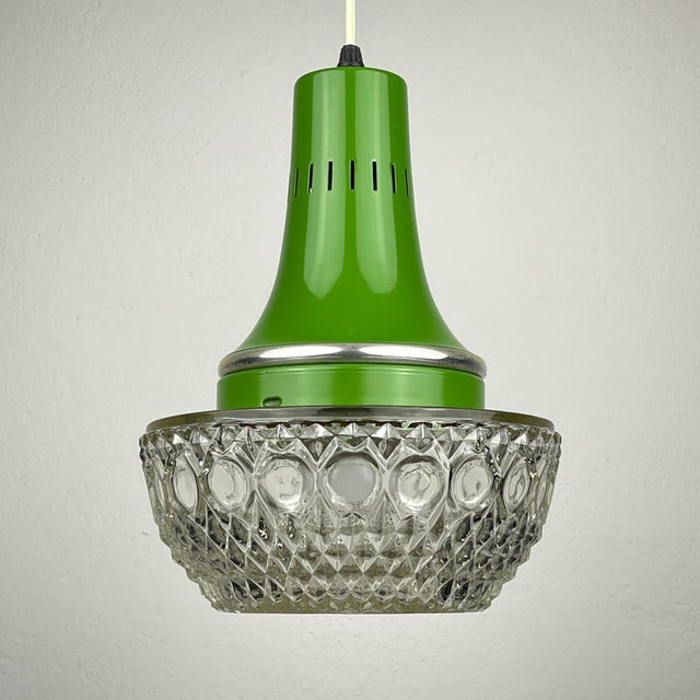 Mid-Century Modern Green Pendant Lamp by Targetti Sankey, 1960s For Sale - Image 15 of 15