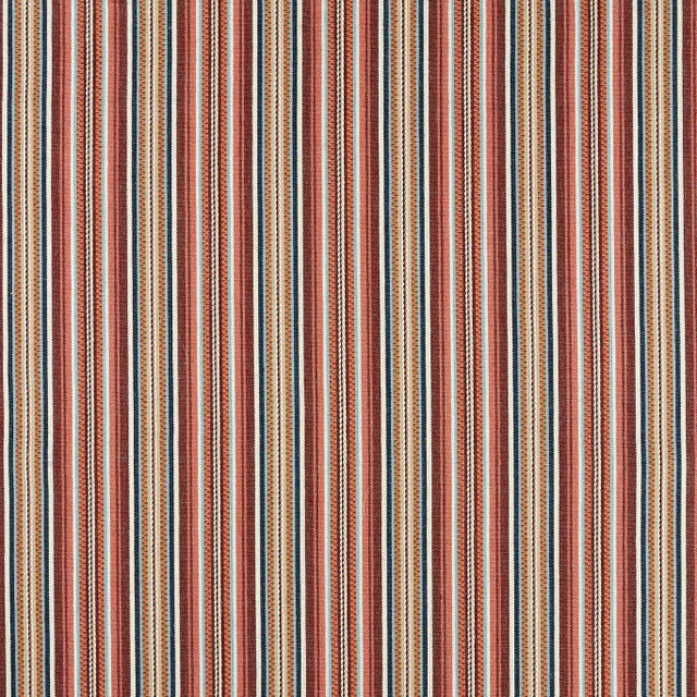 Morris & Co. Woodford Stripe Fabric in Mulberry - a sample For Sale