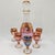 Mid-Century Modern Baroque Venetian Bottle and Glasses in Glass with Gold Trim, Venice, Italy, 1950s, Set of 6 For Sale - Image 3 of 11