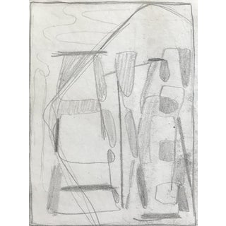 1950s Mid-Century Modern Abstract Drawing For Sale
