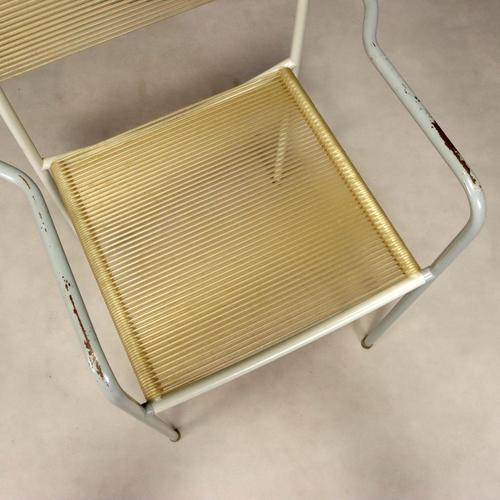 Cream Spaghetti Chairs by Giandomenico Belotti for Alias, Set of 4 For Sale - Image 8 of 12