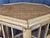 Palm Beach Style Hexagon Bamboo, Rattan & Wicker Top Side End Table For Sale - Image 9 of 12
