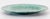 19th Century French Green Majolica Fern & Leaves Greek Key Plate For Sale - Image 4 of 6