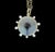 Dendritic Pendant With Diamonds & 14k Gold For Sale - Image 9 of 12