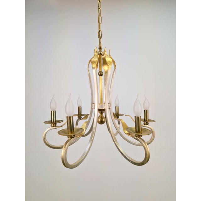 Chandelier from Solari SRL Florence, Italy, 1980s For Sale - Image 18 of 18