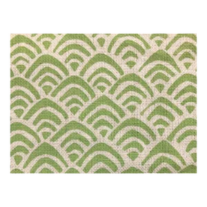 Galbraith & Paul Mountains in Kiwi Oyster Linen Lime Green Ivory Woven Textured Water Resistant Geometric Upholstery Fabric