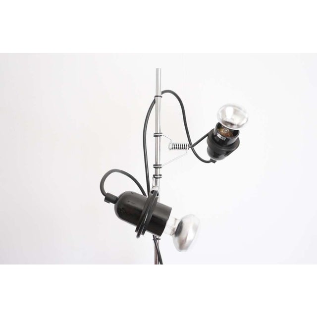Mid-Century Modern Postmodern Double Spotlight Floor Lamp by Guzzini for Meblo, 1980s. For Sale - Image 3 of 10