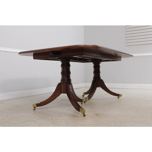 Brown Statton Centennial Cherry Dining Table For Sale - Image 8 of 15