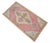 1960s Vintage Hand Knotted Small Turkish Rug Boho-Chic Entry Decor Door Mat - 1′9″ × 3′3″ For Sale - Image 5 of 11