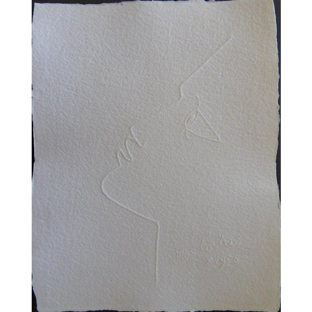 Jean Cocteau, Profil d'homme, Etching For Sale - Image 4 of 4