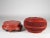 Red Chinese 19th C Red Lacquer Cinnabar Box With Matching Stand For Sale - Image 8 of 10