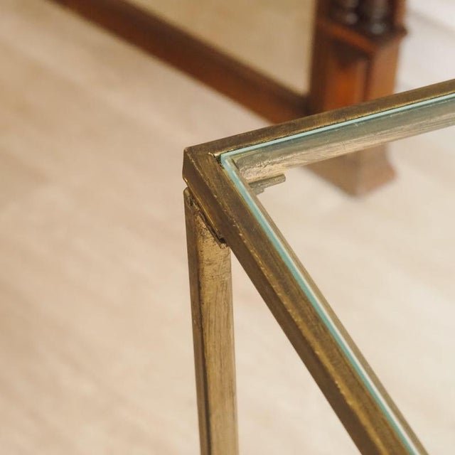 Console Table with Swiveling Round Mirror For Sale - Image 6 of 9