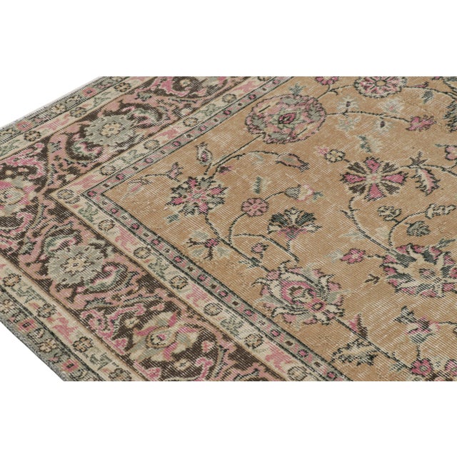 Vintage Turkish Distressed Rug With Colorful Floral Patterns, From Rug & Kilim For Sale In New York - Image 6 of 7