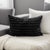Textile Pillow 14 x 22 Shar Pei Black - Down Insert For Sale - Image 7 of 10
