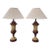 1990s Theodore Alexander Attributed Faux Marble Neoclassical Wood Lamps For Sale